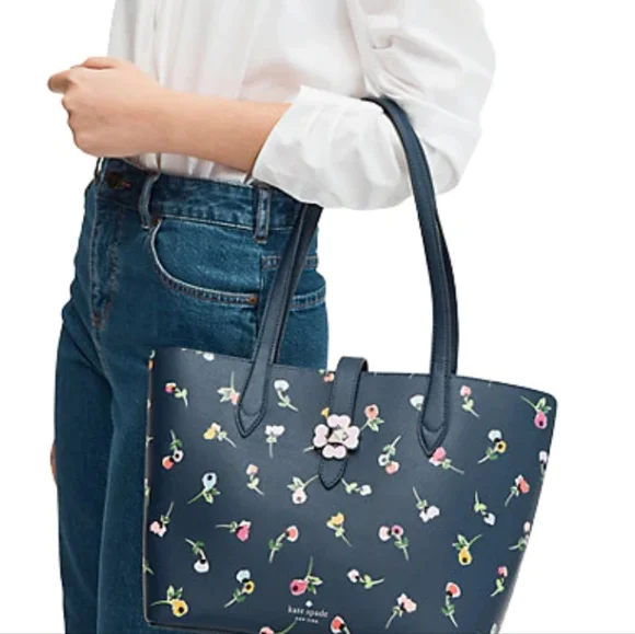 SOLD Kate Spade New York Kaci Floral DitsyTote/ShoulderBag - Picture 12 of 16